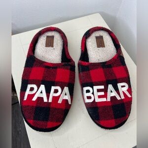 Dearfoams “Papa Bear” Slippers